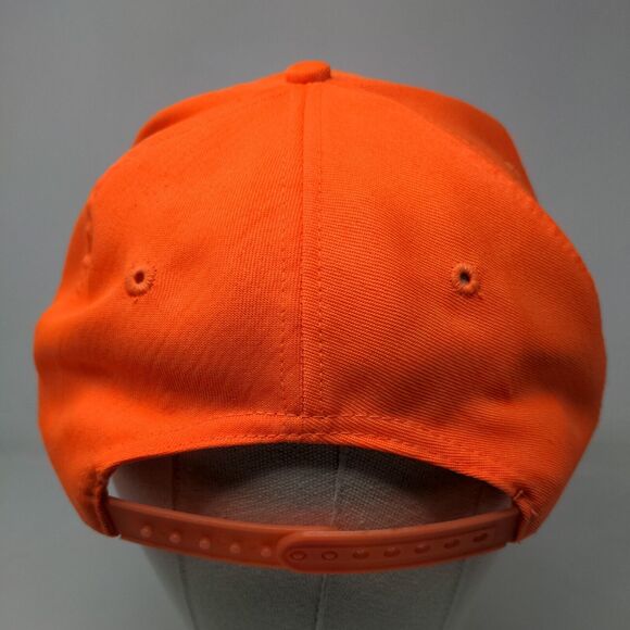 Signatures Men's Snapback Hat Bright Orange Size OSFA Blank Rope - Picture 6 of 8